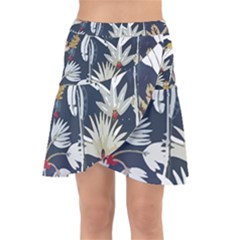 Botanical T- Shirt Botanical Creative Florida Beans T- Shirt Wrap Front Skirt