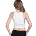 Botanical T- Shirt Botanical Delicate Floral T- Shirt Racer Back Crop Top View2