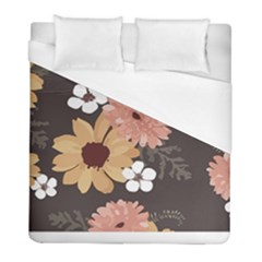 Botanical T- Shirt Botanical Delicate Floral T- Shirt Duvet Cover (full/ Double Size)