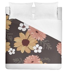 Botanical T- Shirt Botanical Delicate Floral T- Shirt Duvet Cover Double Side (queen Size)