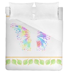 Butterfly Art T- Shirtbutterfly T- Shirt Duvet Cover Double Side (queen Size) by EnriqueJohnson