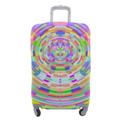 Circle T- Shirt Colourful Abstract Circle Design T- Shirt Luggage Cover (small) by EnriqueJohnson