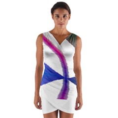 Colorful Abstract Texture Art Design T- Shirt Colorful Abstract Texture Art Design T- Shirt Wrap Front Bodycon Dress by EnriqueJohnson