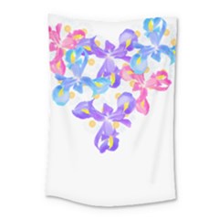 Daisies In Bloom T- Shirt Daisy Iris Heart Flower Floral Pattern Daisies T- Shirt Small Tapestry by EnriqueJohnson