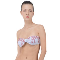 Elephant T- Shirt Pink Elephant T- Shirt Classic Bandeau Bikini Top 