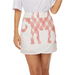 Elephant T- Shirt Pink Elephant T- Shirt Mini Front Wrap Skirt