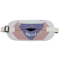 Lips -18 Rounded Waist Pouch by SychEva