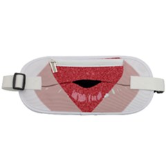Lips -16 Rounded Waist Pouch by SychEva