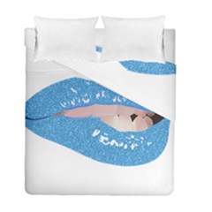 Lips -21 Duvet Cover Double Side (full/ Double Size) by SychEva