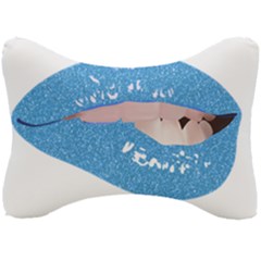 Lips -21 Seat Head Rest Cushion by SychEva