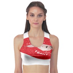 Lips -25 Fitness Sports Bra by SychEva