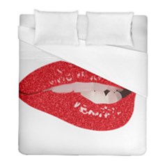 Lips -25 Duvet Cover (full/ Double Size) by SychEva