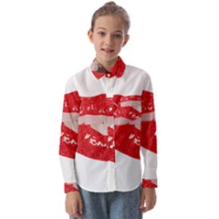 Lips -25 Kids  Long Sleeve Shirt by SychEva