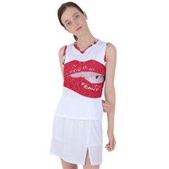 Lips -25 Women s Sleeveless Sports Top by SychEva