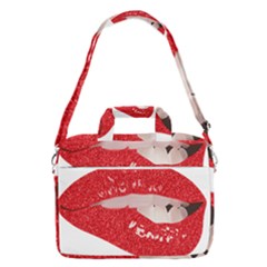 Lips -25 Macbook Pro 16  Shoulder Laptop Bag by SychEva