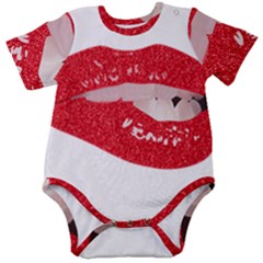 Lips -25 Baby Short Sleeve Bodysuit by SychEva