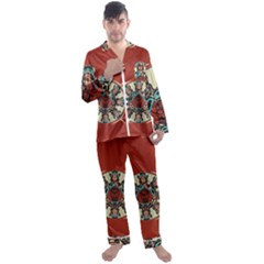 Skull Grateful Dead Phone Gratefuldead Men s Long Sleeve Satin Pajamas Set by Sarkoni