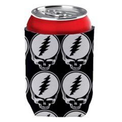 Black And White Deadhead Grateful Dead Steal Your Face Pattern Can Holder by Sarkoni