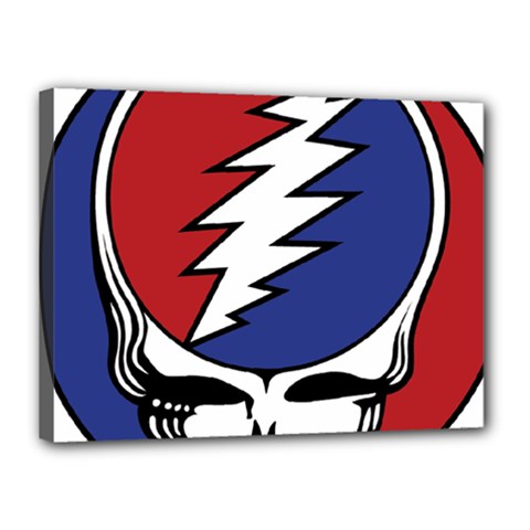 Grateful Dead Canvas 16  X 12  (stretched) by Sarkoni