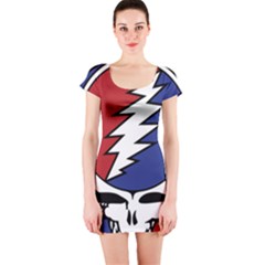 Grateful Dead Short Sleeve Bodycon Dress