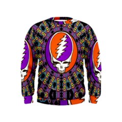 Gratefuldead Grateful Dead Pattern Kids  Sweatshirt