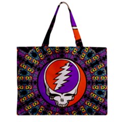 Gratefuldead Grateful Dead Pattern Zipper Mini Tote Bag