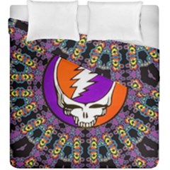 Gratefuldead Grateful Dead Pattern Duvet Cover Double Side (King Size)