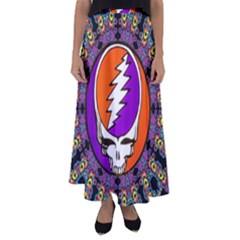 Gratefuldead Grateful Dead Pattern Flared Maxi Skirt