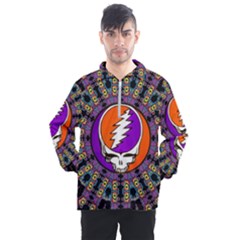 Gratefuldead Grateful Dead Pattern Men s Half Zip Pullover