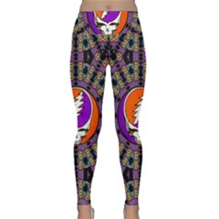 Gratefuldead Grateful Dead Pattern Lightweight Velour Classic Yoga Leggings