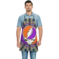 Gratefuldead Grateful Dead Pattern Kitchen Apron