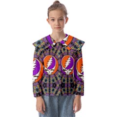 Gratefuldead Grateful Dead Pattern Kids  Peter Pan Collar Blouse