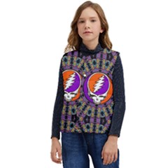 Gratefuldead Grateful Dead Pattern Kid s Button Up Puffer Vest	