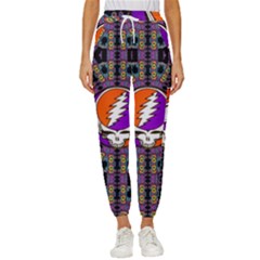 Gratefuldead Grateful Dead Pattern Women s Cropped Drawstring Pants