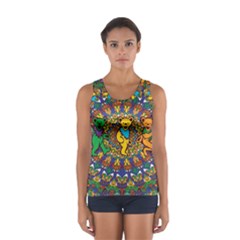 Grateful Dead Pattern Sport Tank Top 