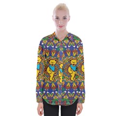 Grateful Dead Pattern Womens Long Sleeve Shirt