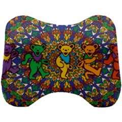 Grateful Dead Pattern Head Support Cushion by Sarkoni