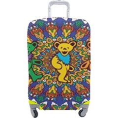 Grateful Dead Pattern Luggage Cover (Large)