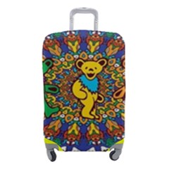 Grateful Dead Pattern Luggage Cover (small) by Sarkoni