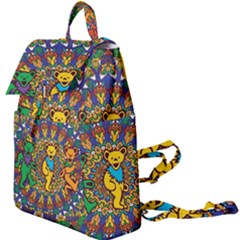 Grateful Dead Pattern Buckle Everyday Backpack