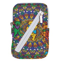 Grateful Dead Pattern Belt Pouch Bag (large) by Sarkoni