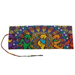 Grateful Dead Pattern Roll Up Canvas Pencil Holder (S)