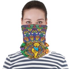 Grateful Dead Pattern Face Seamless Bandana (Adult)