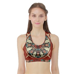 Grateful-dead-pacific-northwest-cover Sports Bra With Border