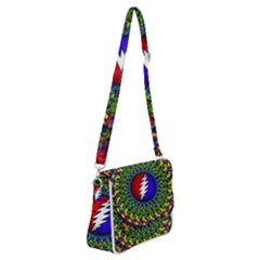 Grateful Dead Shoulder Bag with Back Zipper