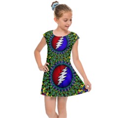 Grateful Dead Kids  Cap Sleeve Dress