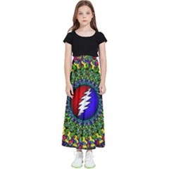 Grateful Dead Kids  Flared Maxi Skirt by Sarkoni