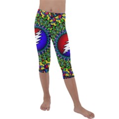 Grateful Dead Kids  Lightweight Velour Capri Leggings 