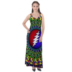 Grateful Dead Sleeveless Velour Maxi Dress