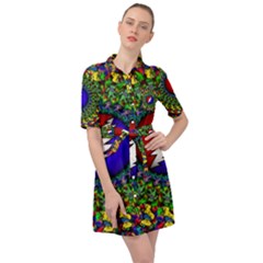 Grateful Dead Belted Shirt Dress